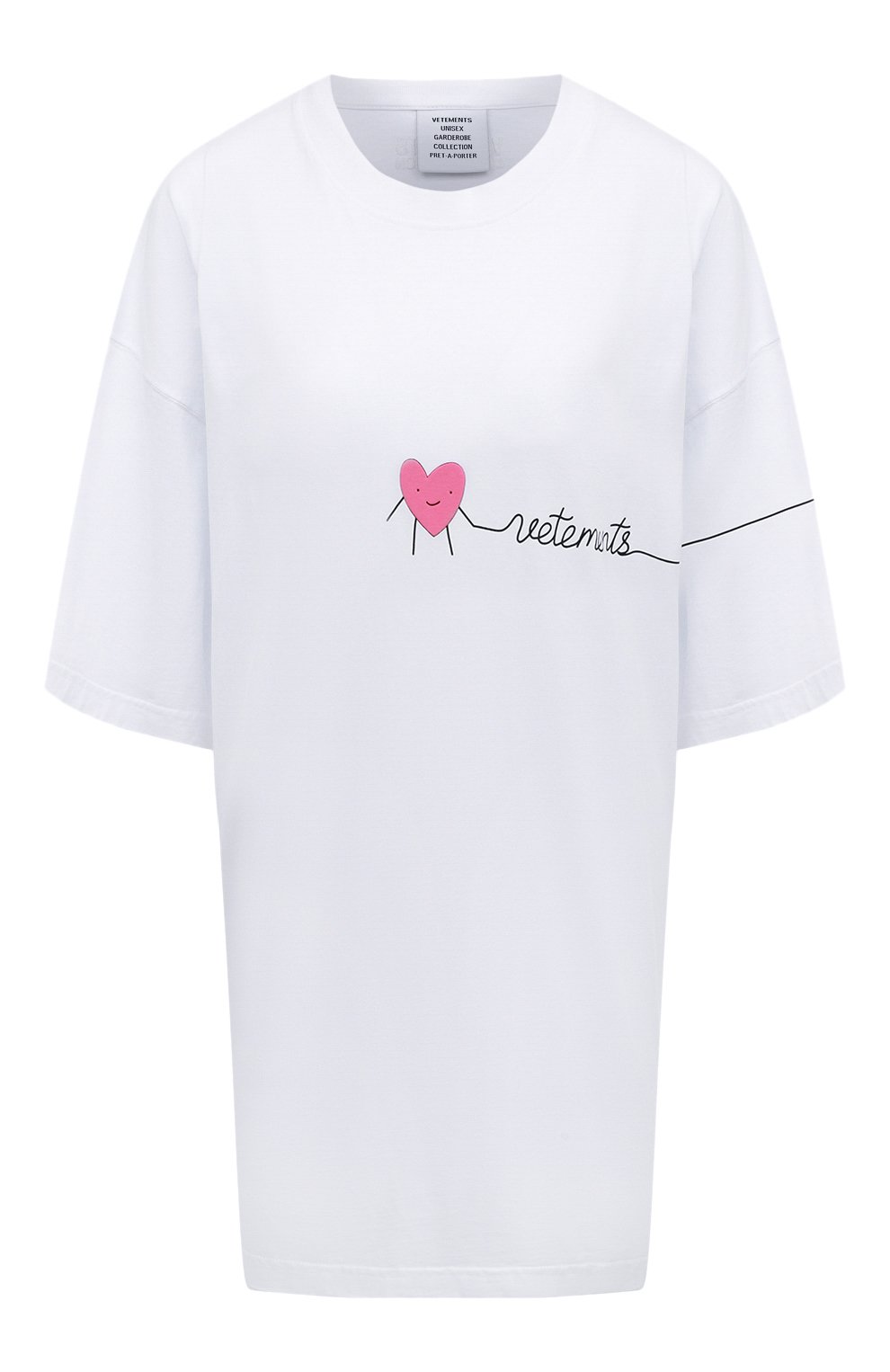 Хлопковая футболка VETEMENTS, арт. UA53TR270W 1610/W, фото 1
