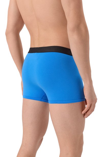 Хлопковые боксеры KITON синего цвета по цене 26100 руб., арт. UNWBX16K0727H04, фото 3 Хлопковые боксеры KITON, арт. UNWBX16K0727H04, фото 3