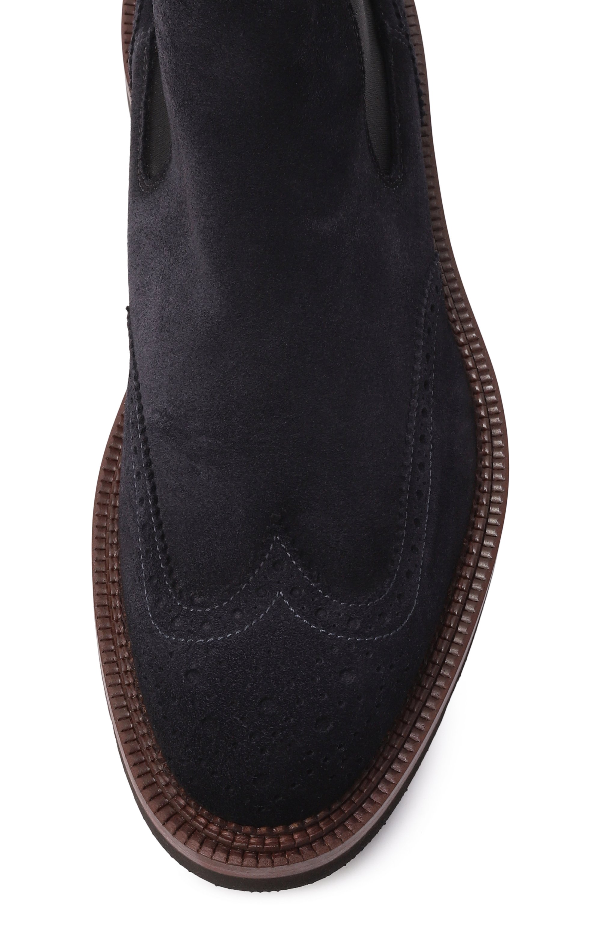 Замшевые челси colin SANTONI, арт. MCCG19116JL4GRVR, фото 6