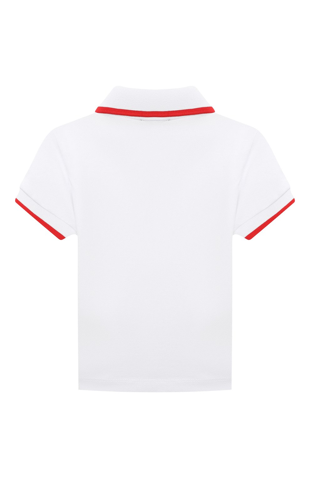 Хлопковое поло MOSCHINO белого цвета по цене 10800 руб., арт. MRM01P/LFA01, фото 2 Хлопковое поло MOSCHINO, арт. MRM01P/LFA01, фото 2