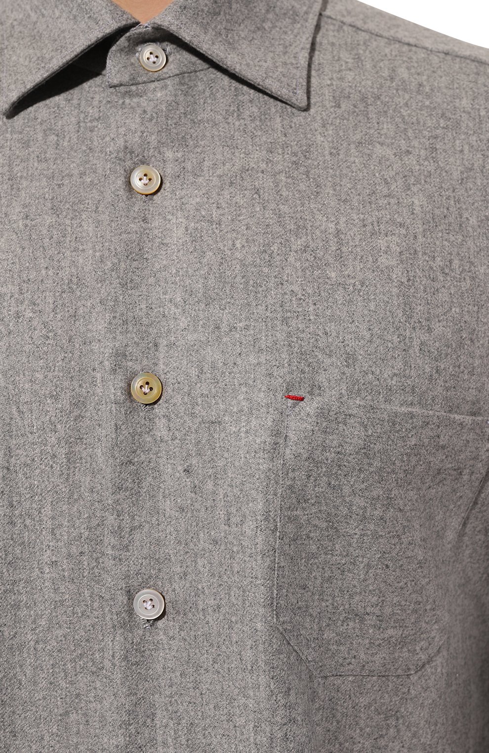 Шерстяная рубашка KITON, арт. UMCNERK0131C06, фото 5