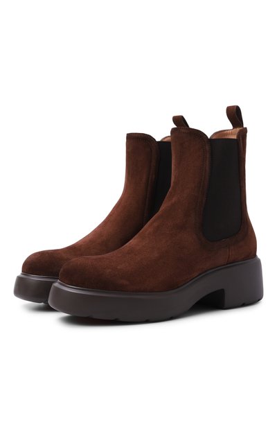 Женские замшевые челси easy bubble SANTONI, арт. WTEG72325SM0NHLW