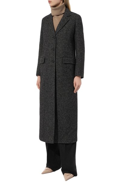 Шерстяное пальто PRADA, арт. P641LG-1VFF-F0480-212, фото 3