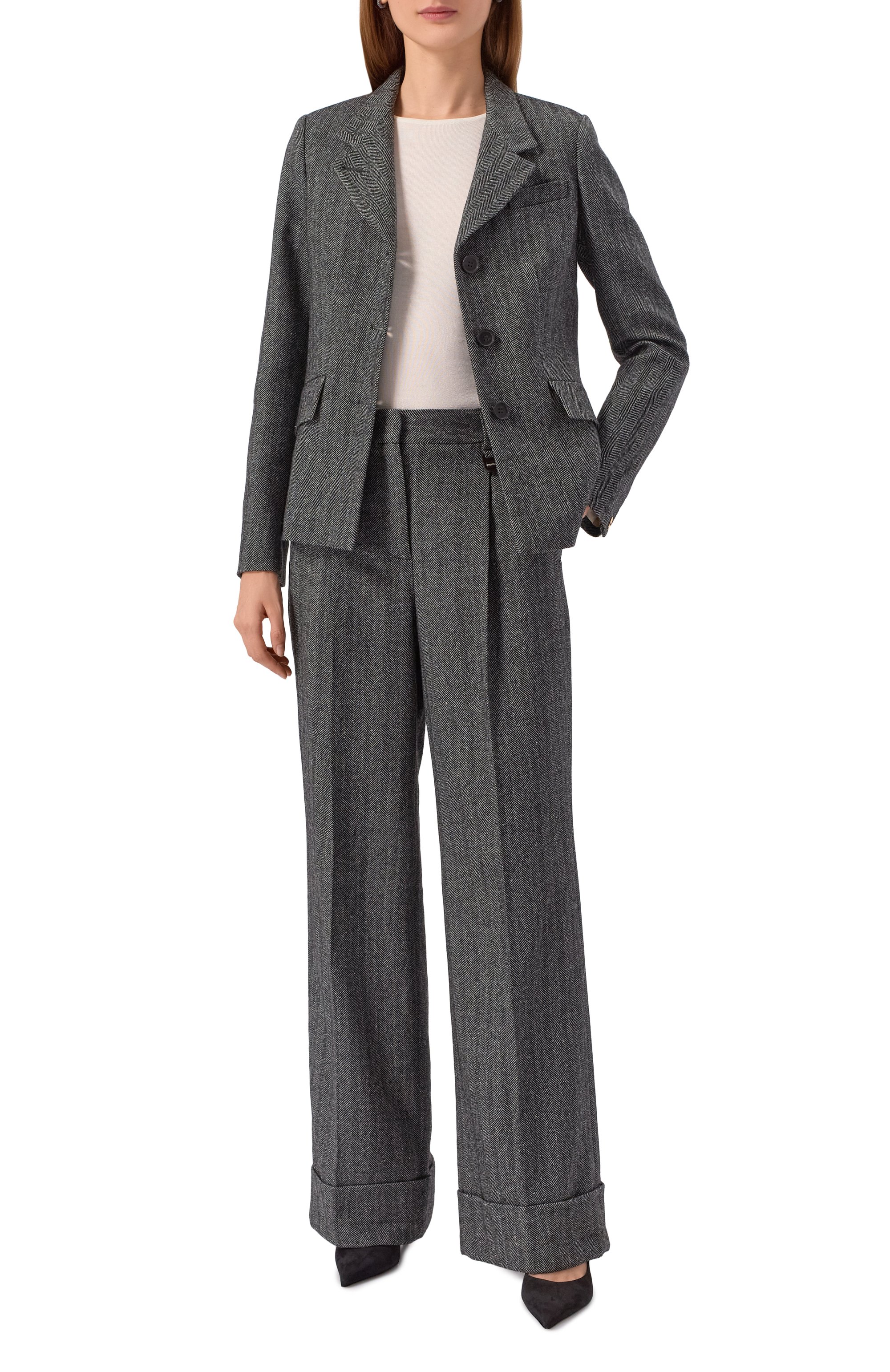 Жакет из шерсти и шелка LORENA ANTONIAZZI, арт. GA32B/5044, фото 2