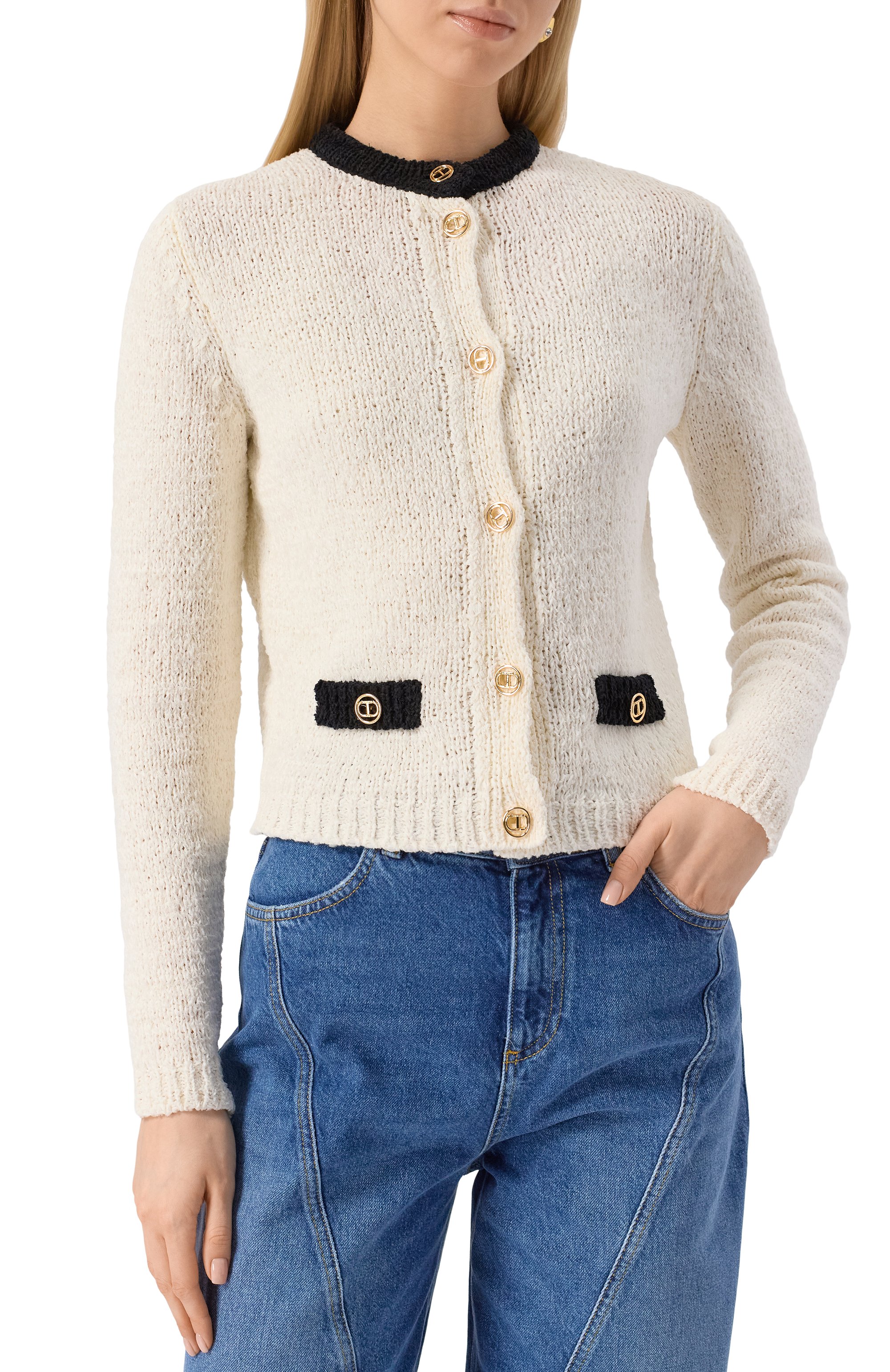 Хлопковый кардиган TWINSET, арт. 251TP3442, фото 3