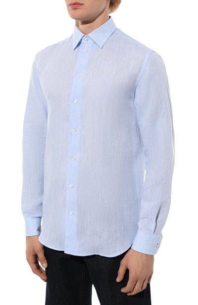 Льняная рубашка EMPORIO ARMANI, арт. 01SM0L/010F9, фото 3