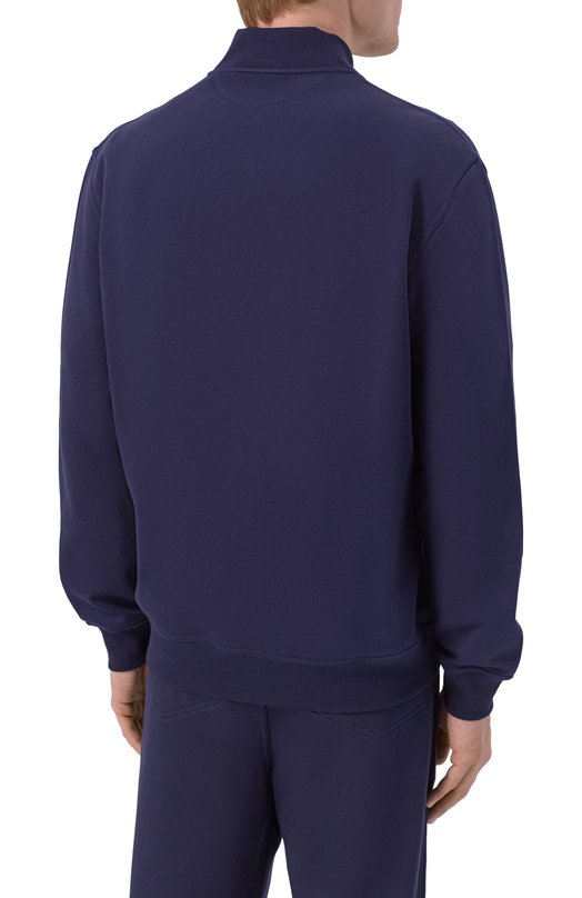 Хлопковая толстовка Brunello Cucinelli MW8639072G Синий  MW8639072G Фото 4