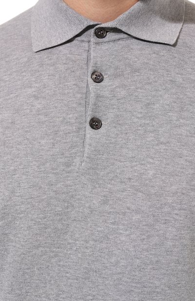 Хлопковое поло BRUNELLO CUCINELLI, арт. M29800135, фото 5