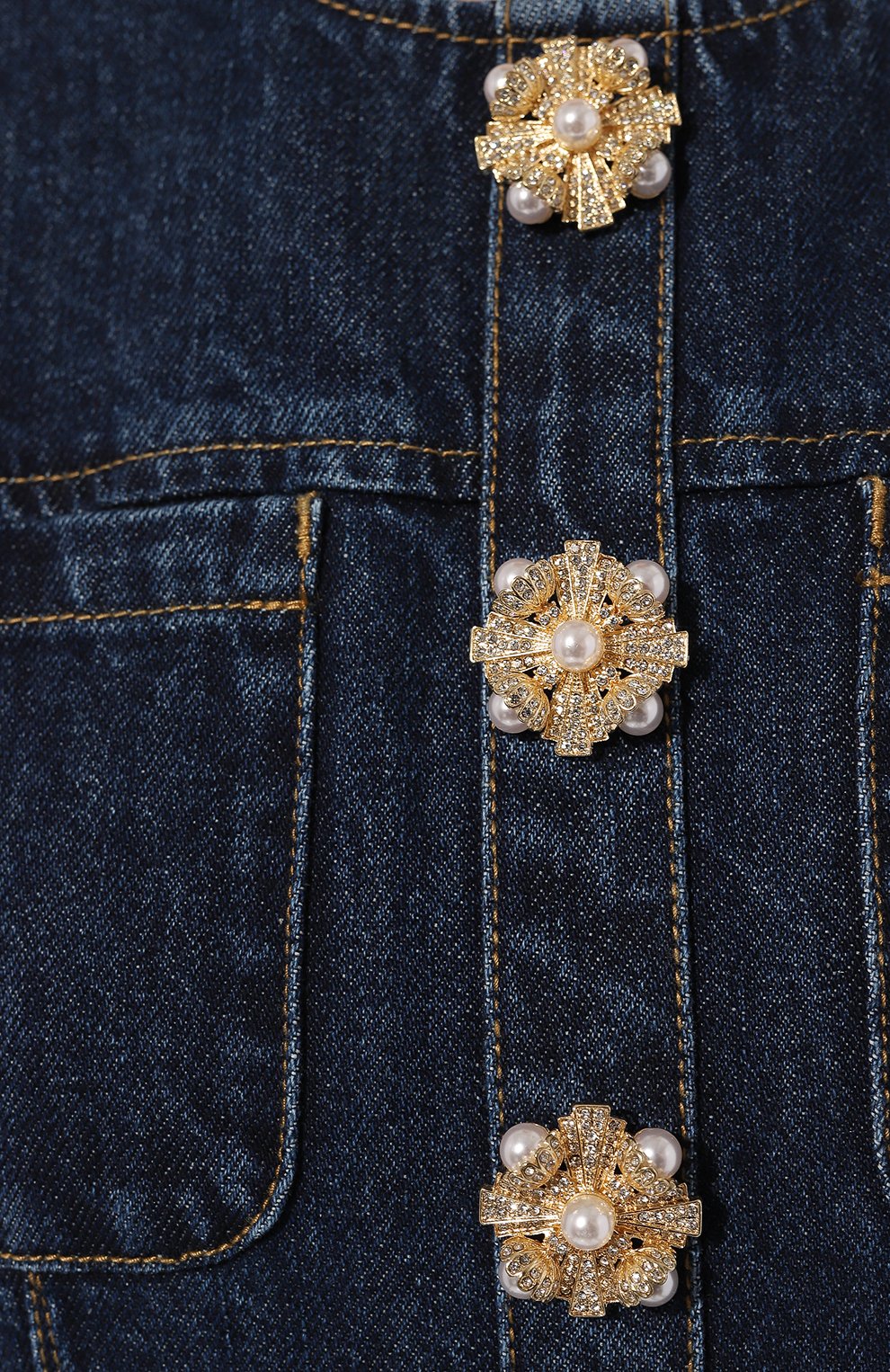 Джинсовое платье SELF-PORTRAIT, арт. PF24-837S-BL, фото 5