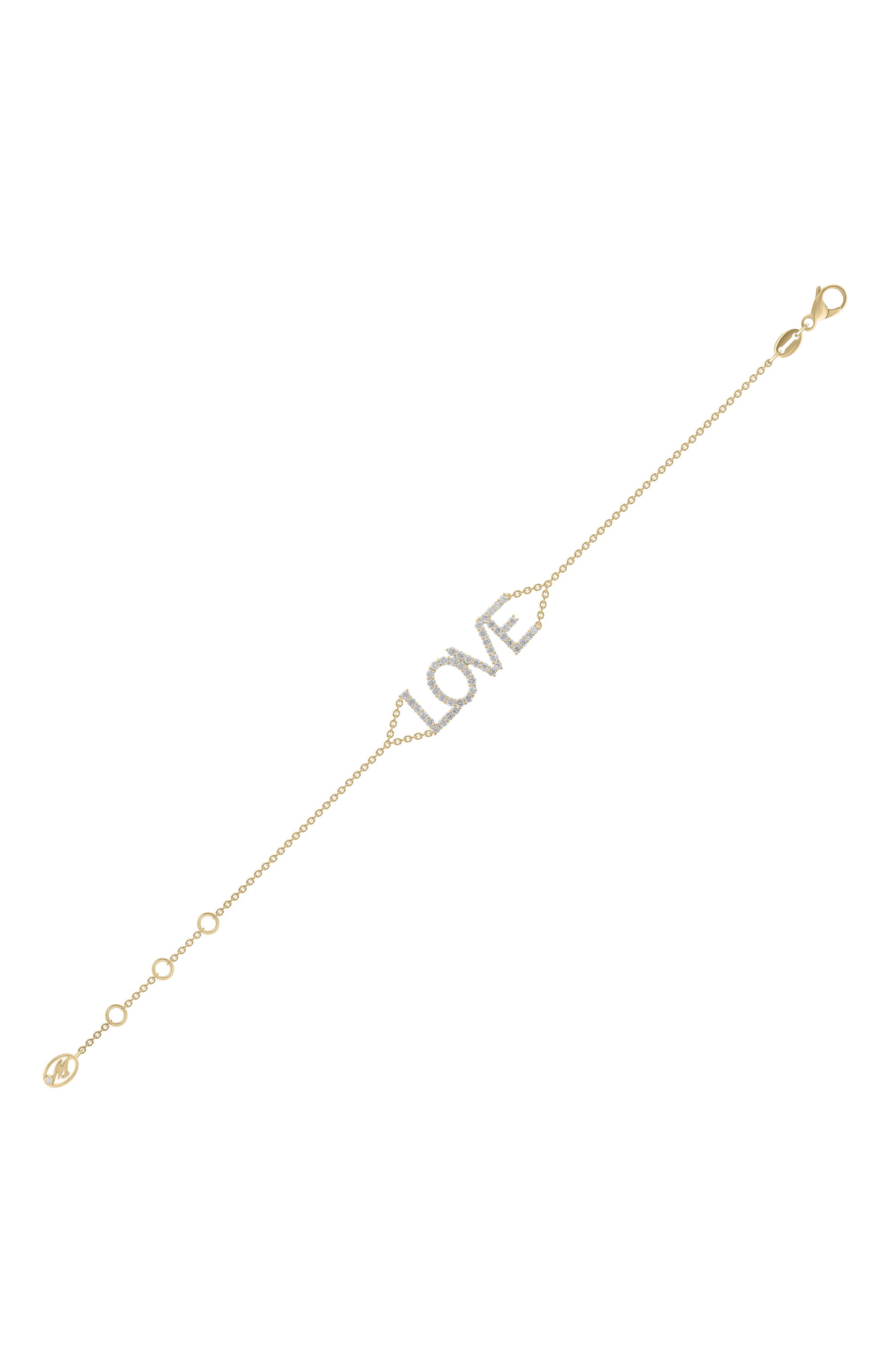 Браслет MERCURY, арт. MB/LETTER/YG/LOVE, фото 2