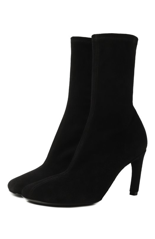 Замшевые ботильоны Dries Van Noten W232-201/135 Чёрный W232-201/135