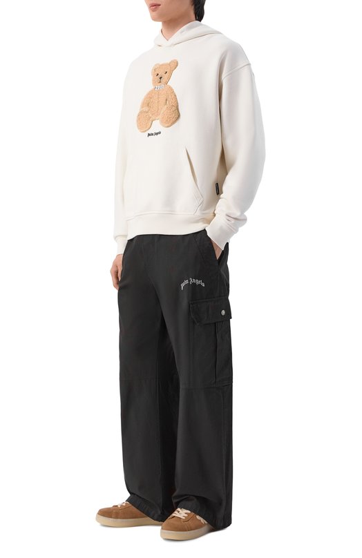 Замшевые кеды Palm Tennis Palm Angels PMIA111S26LEA001 Коричневый  PMIA111S26LEA001 Фото 2