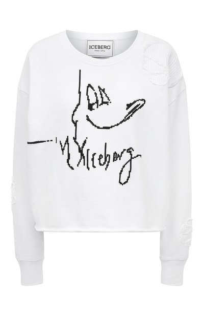 Хлопковый свитшот ICEBERG, арт. I2P/E081/630B, фото 1