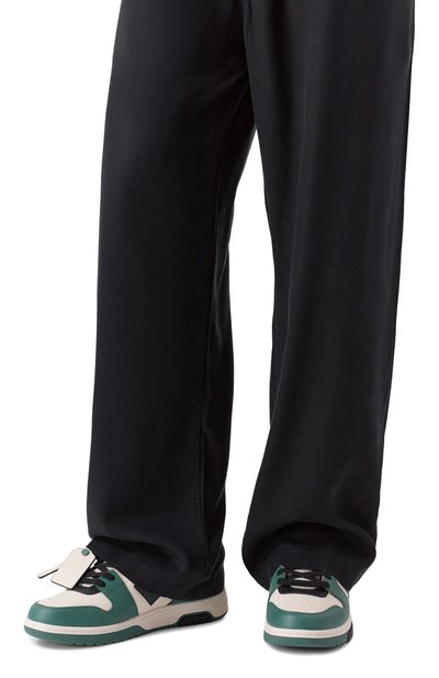 Кожаные кеды out of office OFF-WHITE, арт. 0MIA189F25LEA003, фото 3