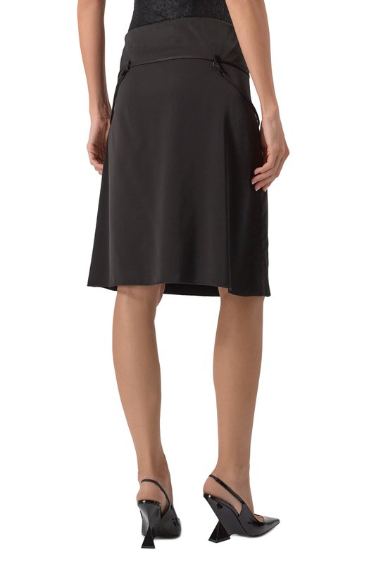 Юбка из вискозы VETEMENTS WH76SK260B Чёрный  WH76SK260B Фото 4