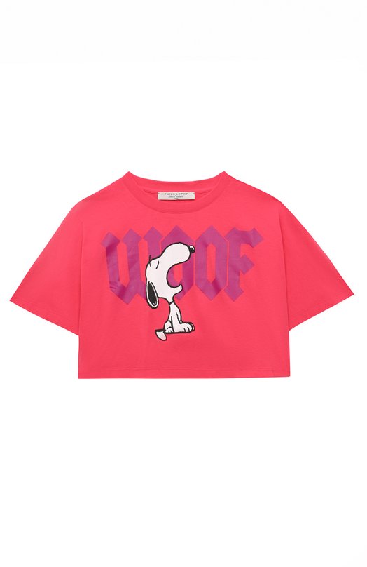 

Укороченная футболка Philosophy di Lorenzo Serafini Kids, Розовый