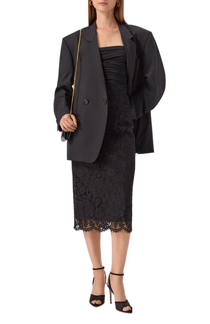 Женская юбка из вискозы и хлопка DOLCE & GABBANA, арт. F4B7IT/HLM7L