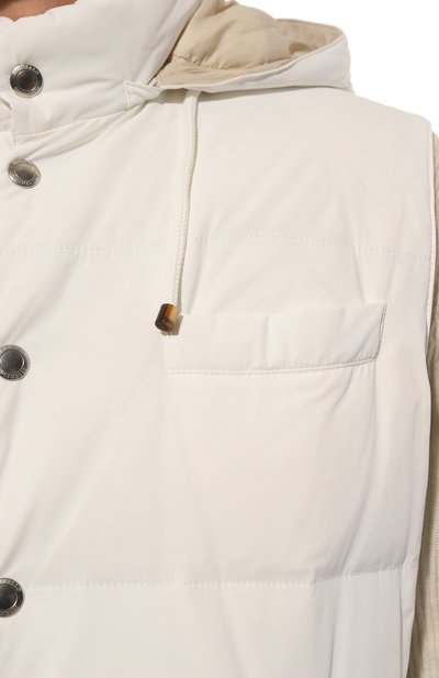 Пуховый жилет BRUNELLO CUCINELLI, арт. MM4031716, фото 5