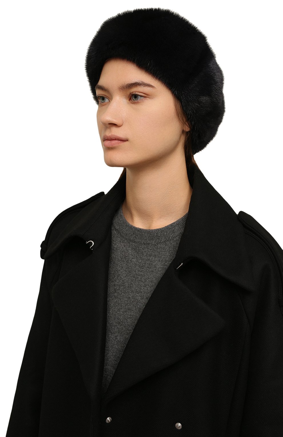 Берет итальянский из меха норки FURLAND, арт. 0096100110066600050, фото 2