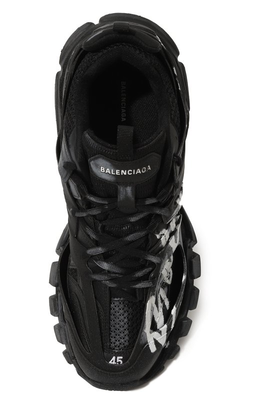 Комбинированные кроссовки Track Balenciaga 542023/WTRHW Чёрный  542023/WTRHW Фото 6
