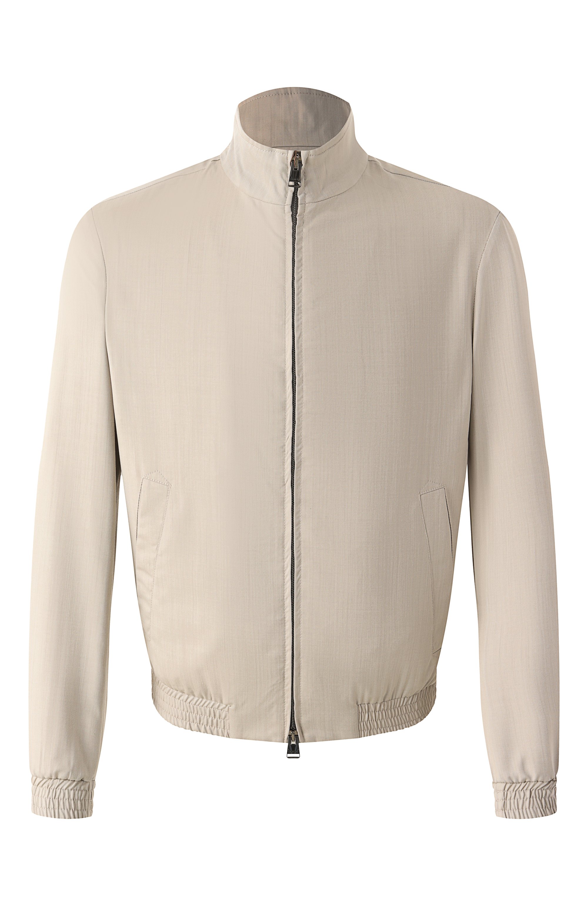 Бомбер из шерсти и шелка CANALI, арт. 040988US/X02690, фото 1