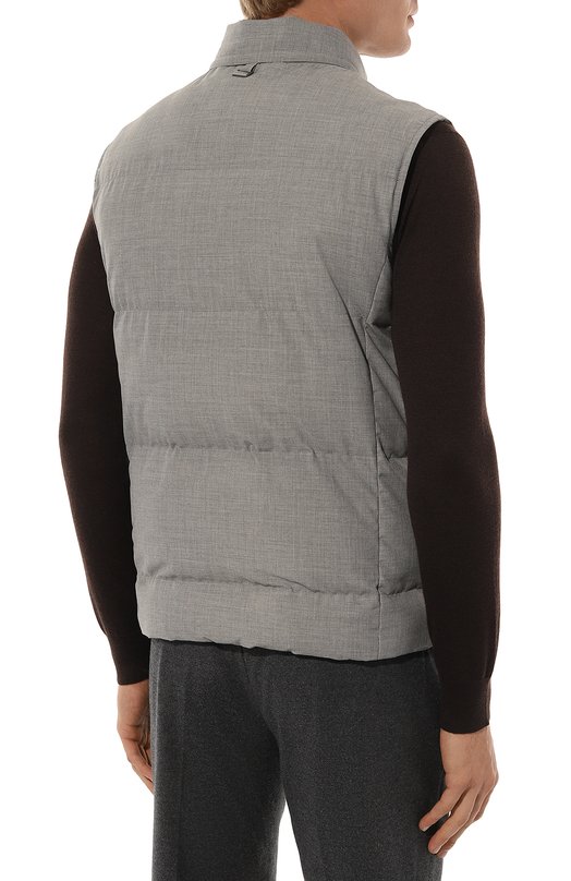 Утепленный жилет Corneliani 94C5A1-9420156 Серый  94C5A1-9420156 Фото 4