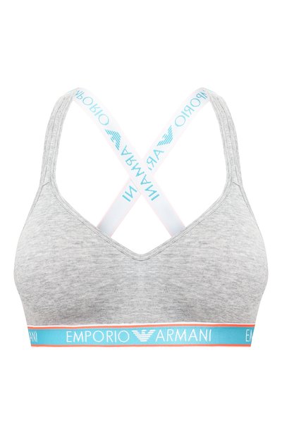 Женский хлопковый бюстгальтер EMPORIO ARMANI, арт. 163995/0P317