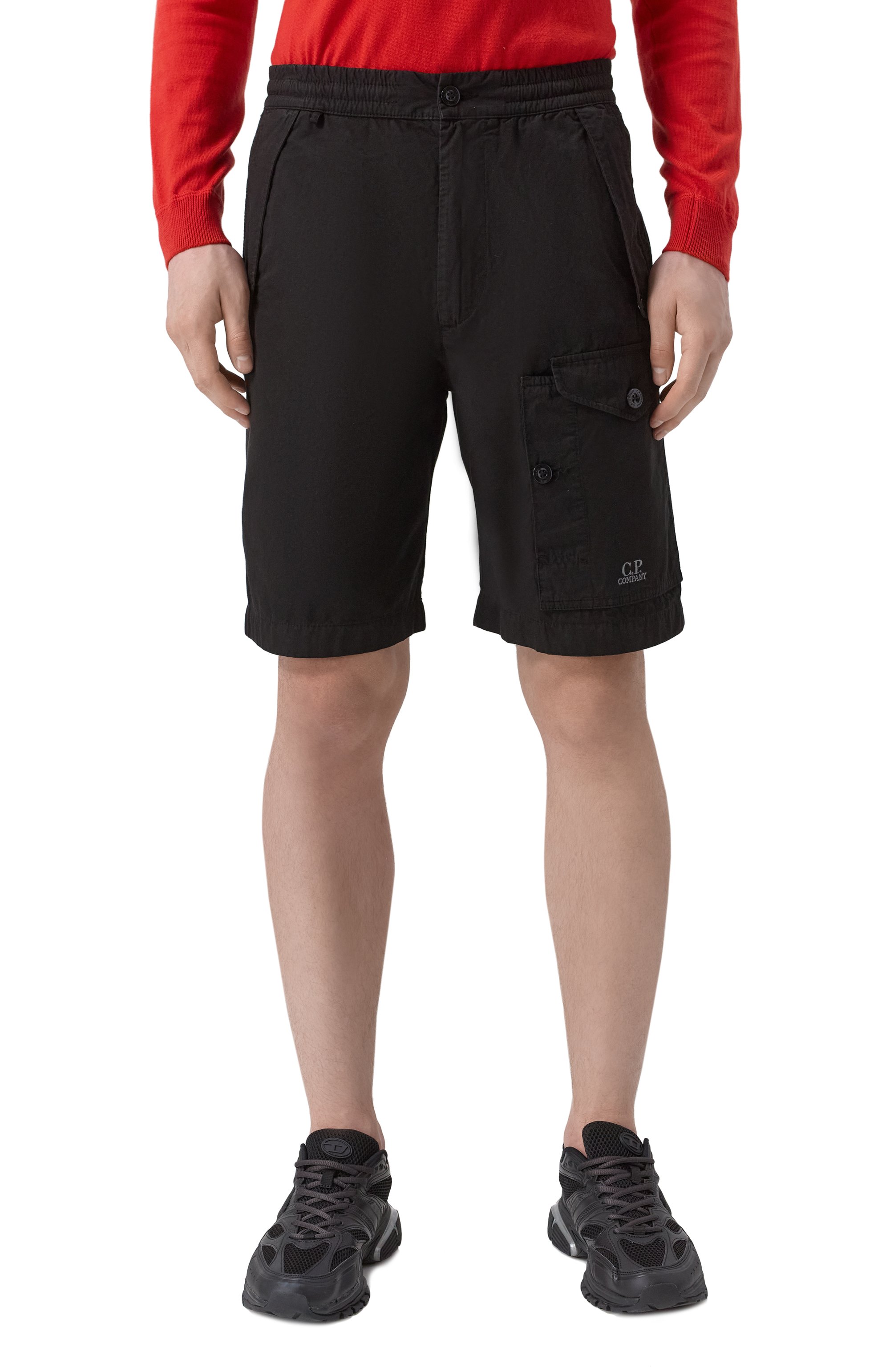 Хлопковые шорты C.P. COMPANY, арт. 18CMBE060A006475G, фото 3