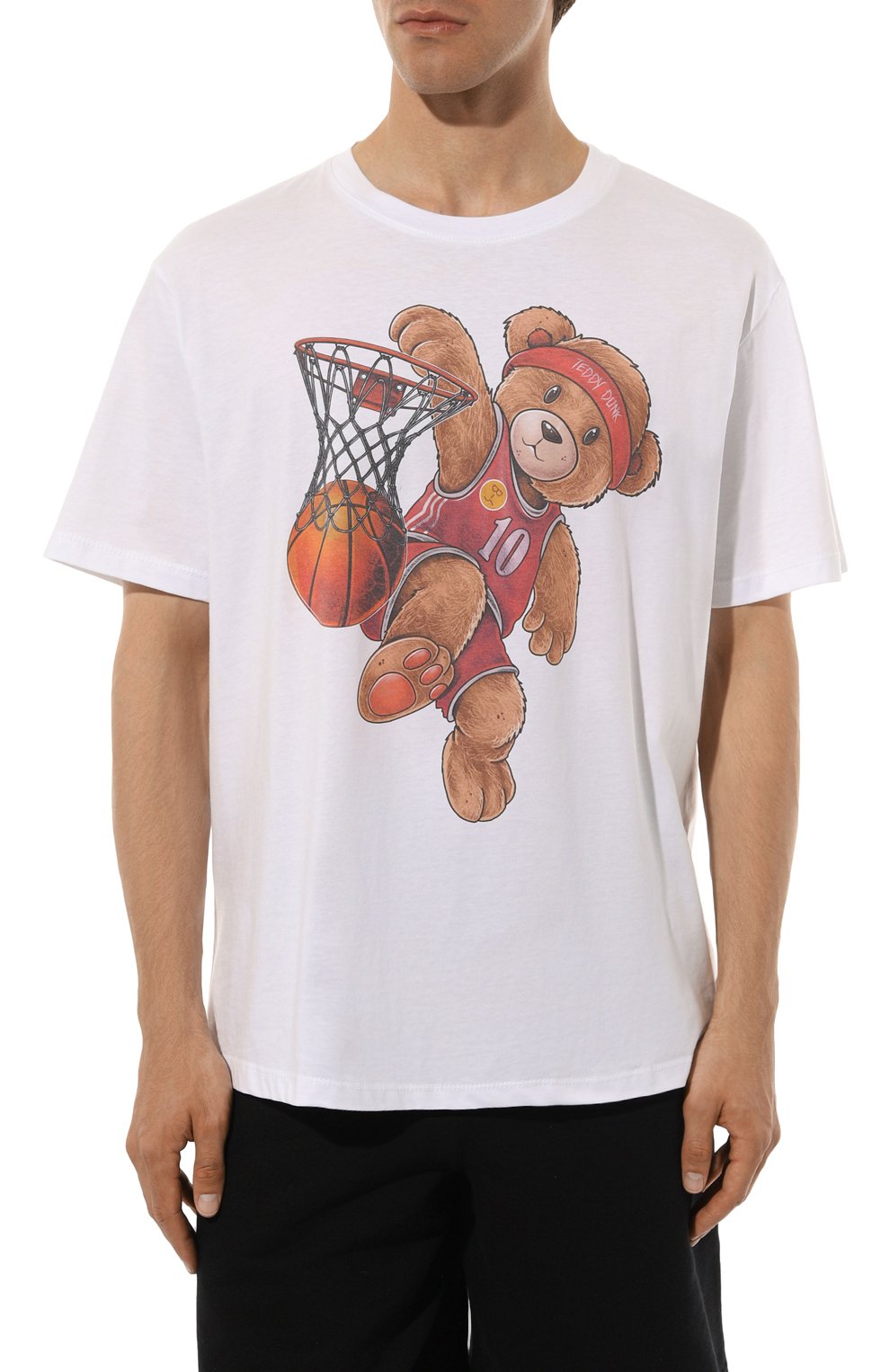 Хлопковая футболка BISIBIGLIO, арт. TEDDY DUNK SLUM, фото 3
