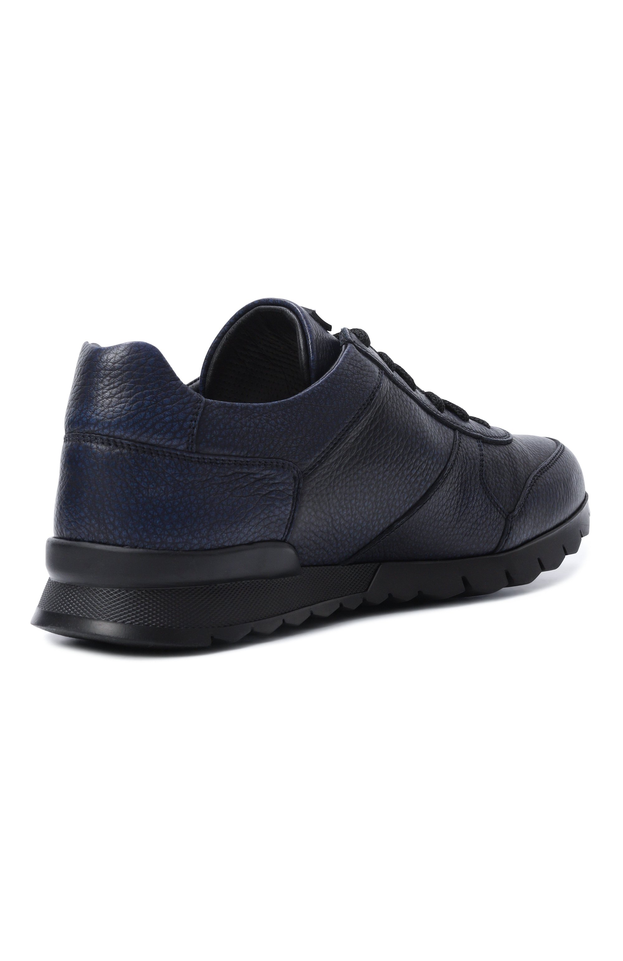 Кожаные кроссовки KITON, арт. USSA114N00126, фото 4