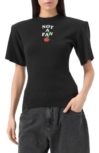 Хлопковая футболка SSHEENA, арт. 25SSTEE TS25009, фото 3