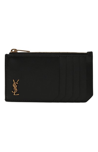 Мужской кожаный футляр для кредитных карт SAINT LAURENT, арт. 629899/02G0W