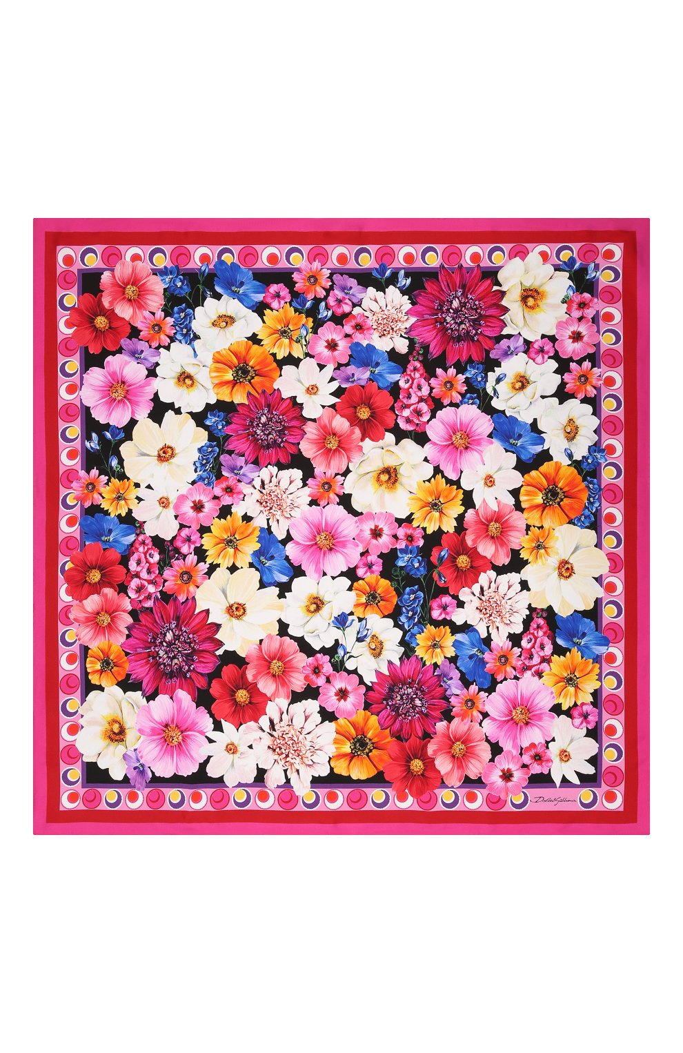 Шелковый платок DOLCE & GABBANA, арт. FN090R/GDAG5, фото 5