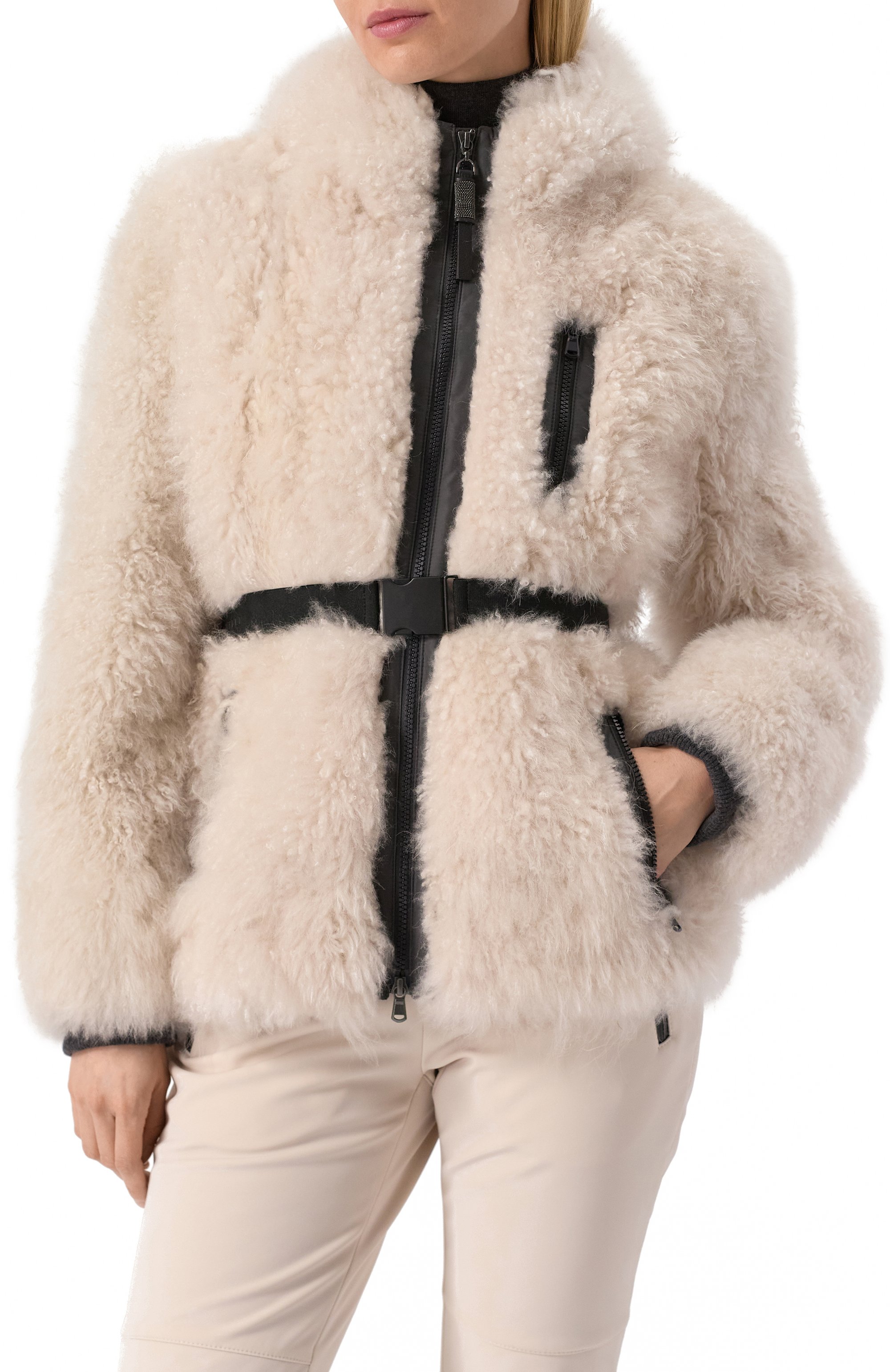 Куртка из меха козы BRUNELLO CUCINELLI, арт. MPMWL7906, фото 3