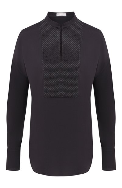 Шелковая блузка BRUNELLO CUCINELLI, арт. MD801MF948, фото 1