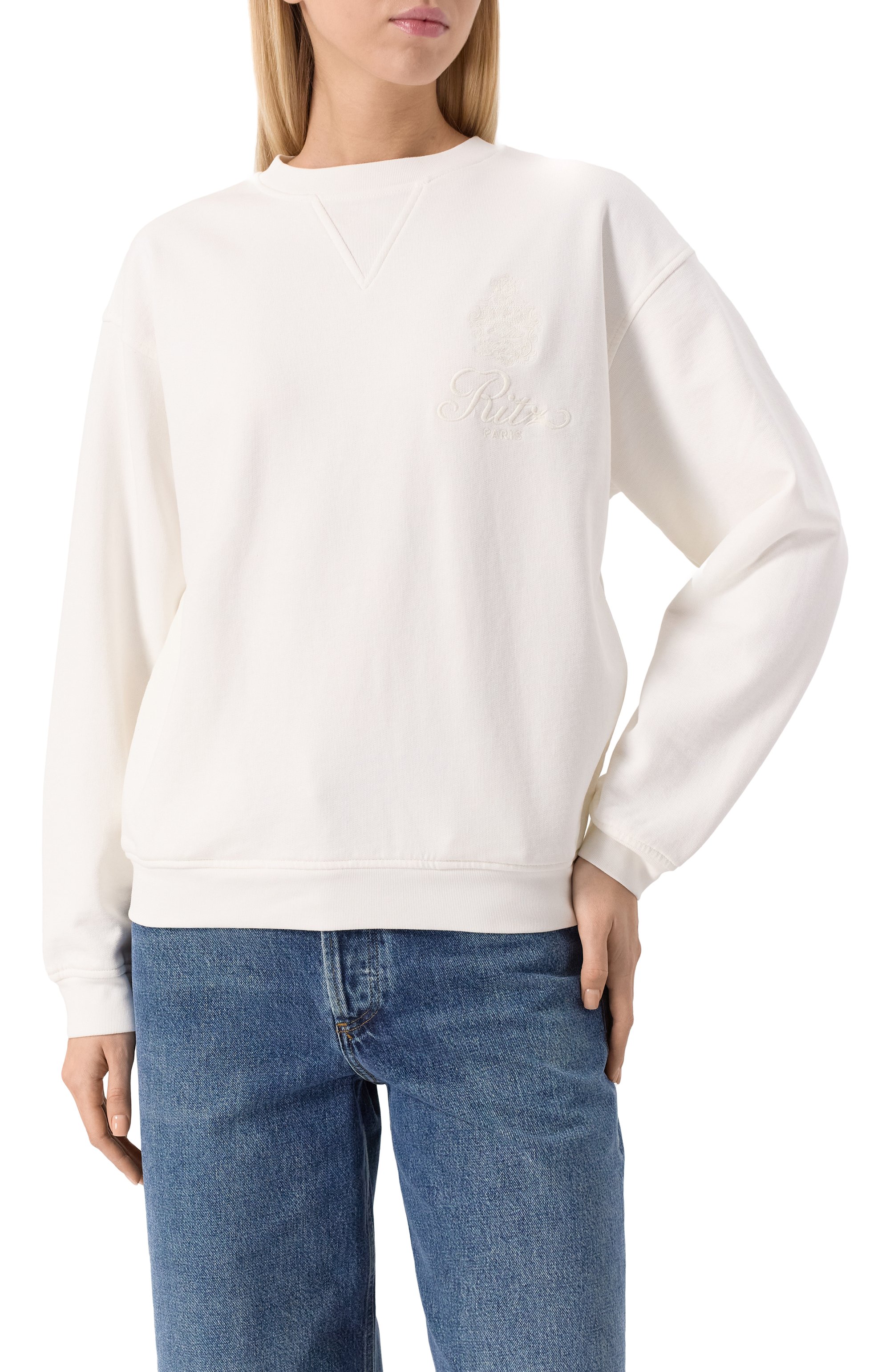 Хлопковый свитшот frame x ritz paris FRAME DENIM, арт. MP25JSS006, фото 5