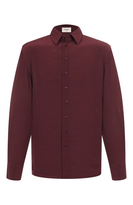 Мужская шелковая рубашка SAINT LAURENT, арт. 813932/Y1L23