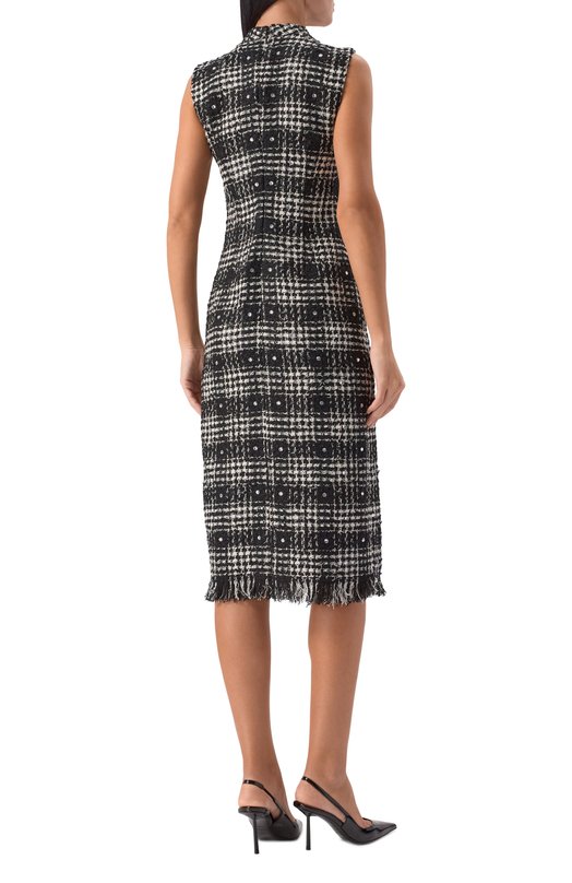 Твидовое платье Giuseppe di Morabito 05FWDR484C 05326 Чёрно-белый  05FWDR484C 05326 Фото 3