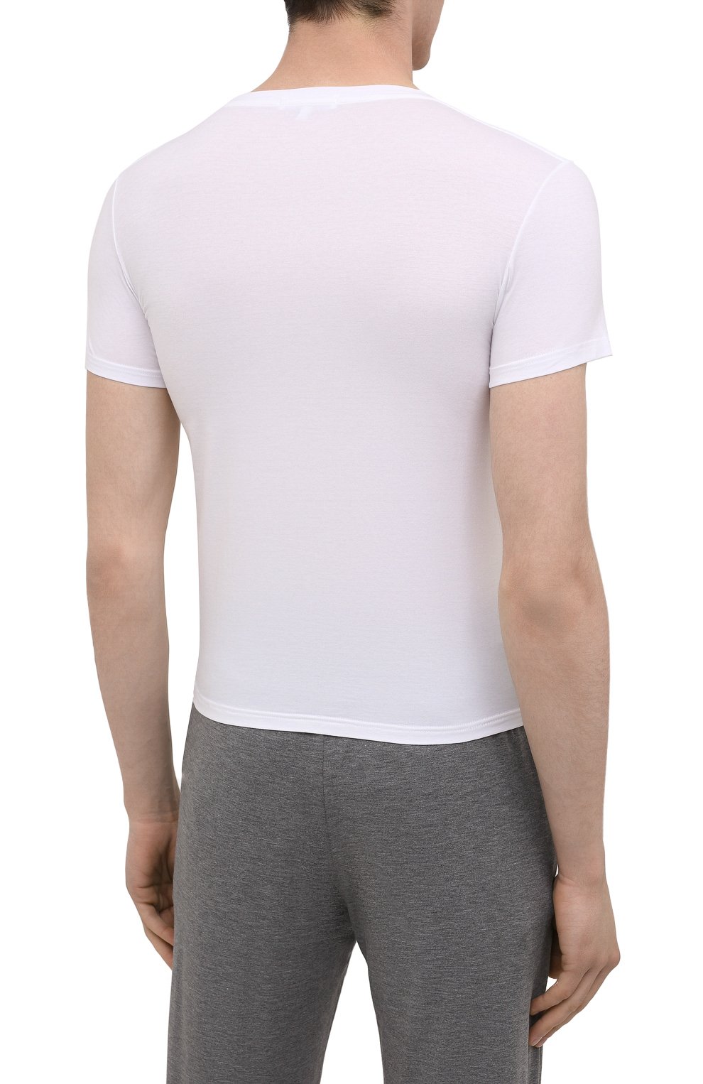 Хлопковая футболка ZEGNA, арт. N2M200050, фото 4