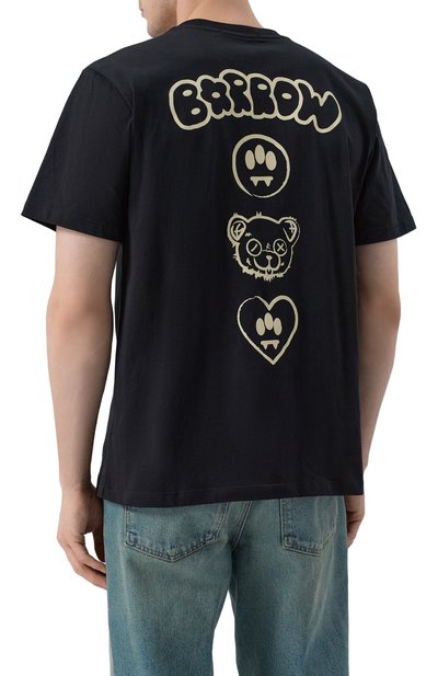 Хлопковая футболка BARROW, арт. S5BWMATH159, фото 4