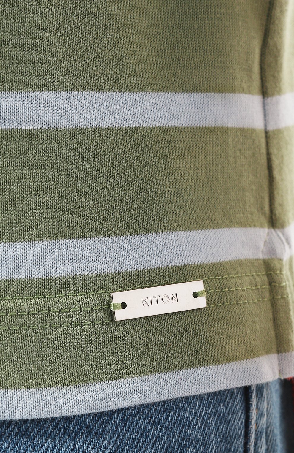 Хлопковая футболка KITON, арт. D53450K0949C, фото 5