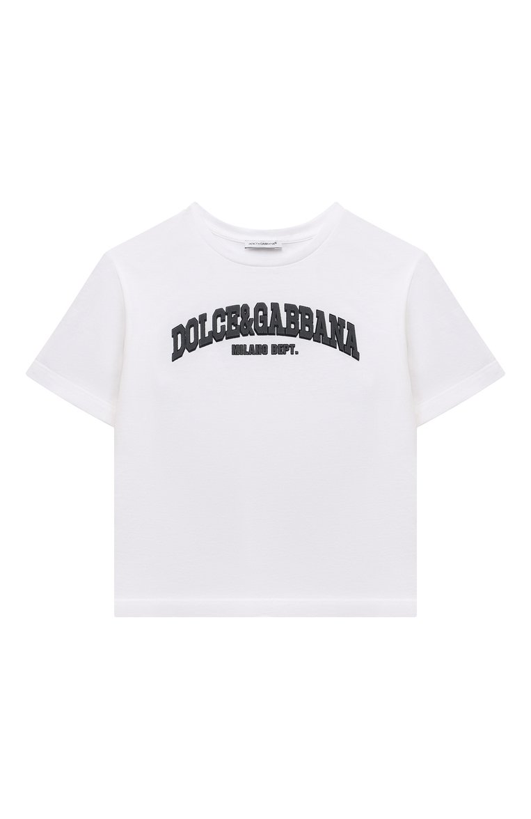 Хлопковая футболка DOLCE & GABBANA, арт. L4JTEY/G7M1E/8-12+, фото 1