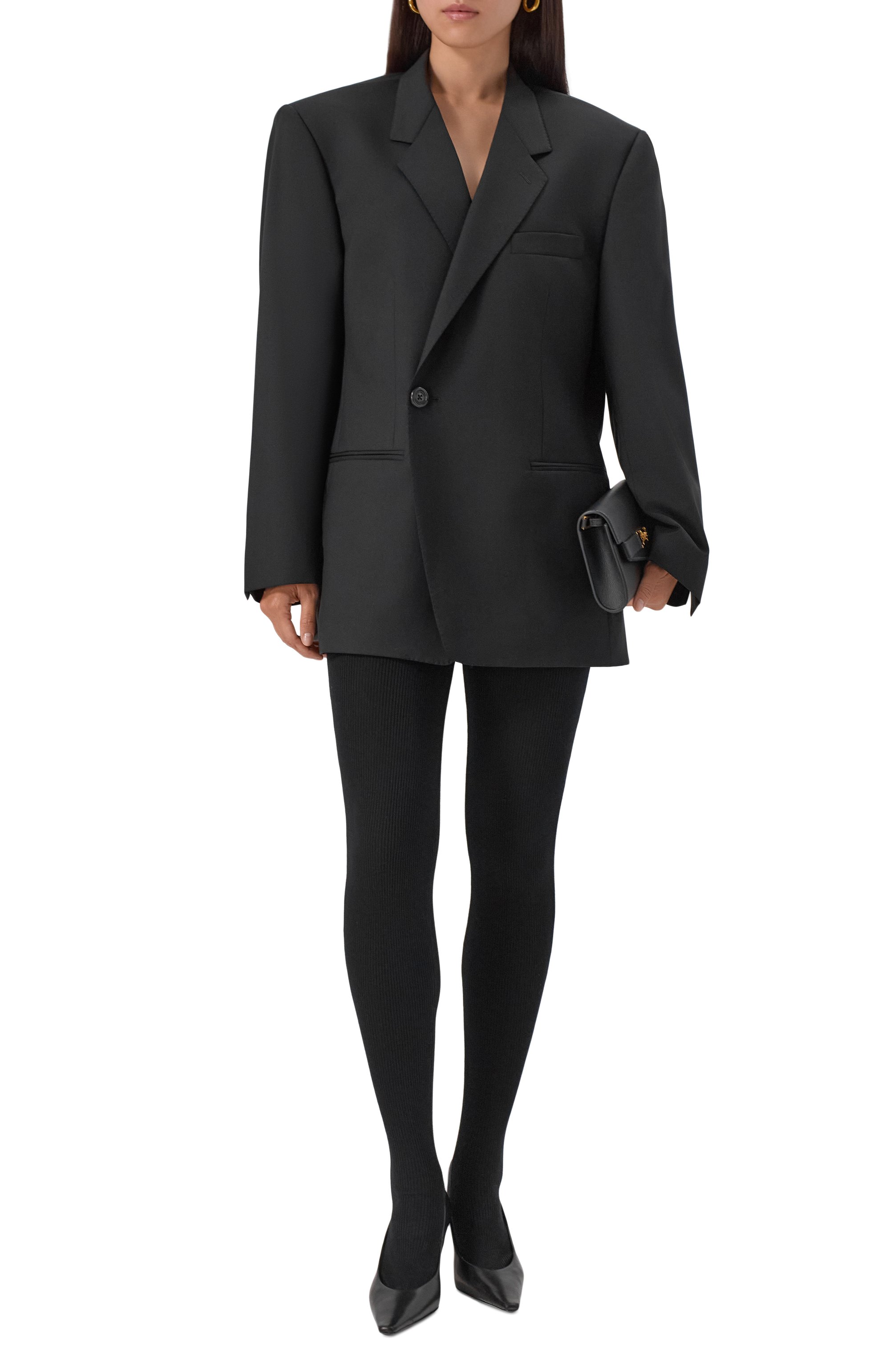 Легинсы из шерсти и шелка JACOB LEE черного цвета по цене 89950 руб., арт. WCL2072AW25B, фото 2 Легинсы из шерсти и шелка JACOB LEE, арт. WCL2072AW25B, фото 2