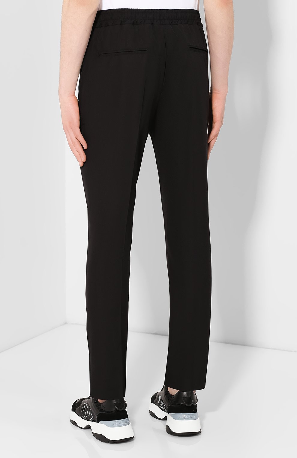 Хлопковые брюки STELLA MCCARTNEY черного цвета по цене 55150 руб., арт. 600327/SKN38, фото 4 Хлопковые брюки STELLA MCCARTNEY, арт. 600327/SKN38, фото 4