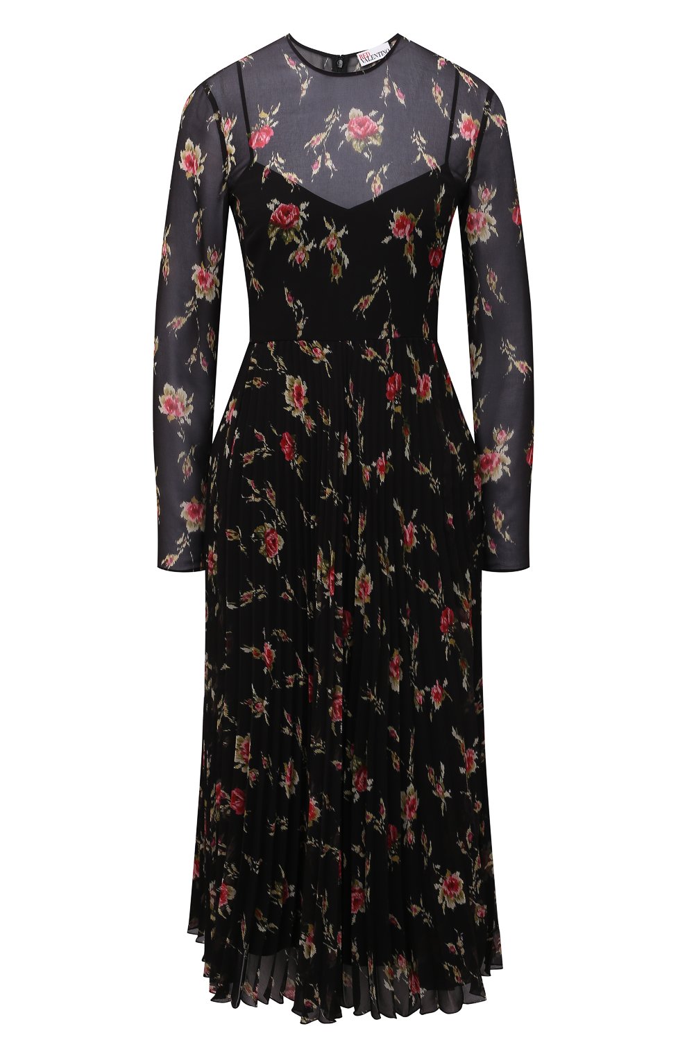 Платье REDVALENTINO черного цвета по цене 104000 руб., арт. WR3VAAR0/602, фото 1 Платье REDVALENTINO, арт. WR3VAAR0/602, фото 1