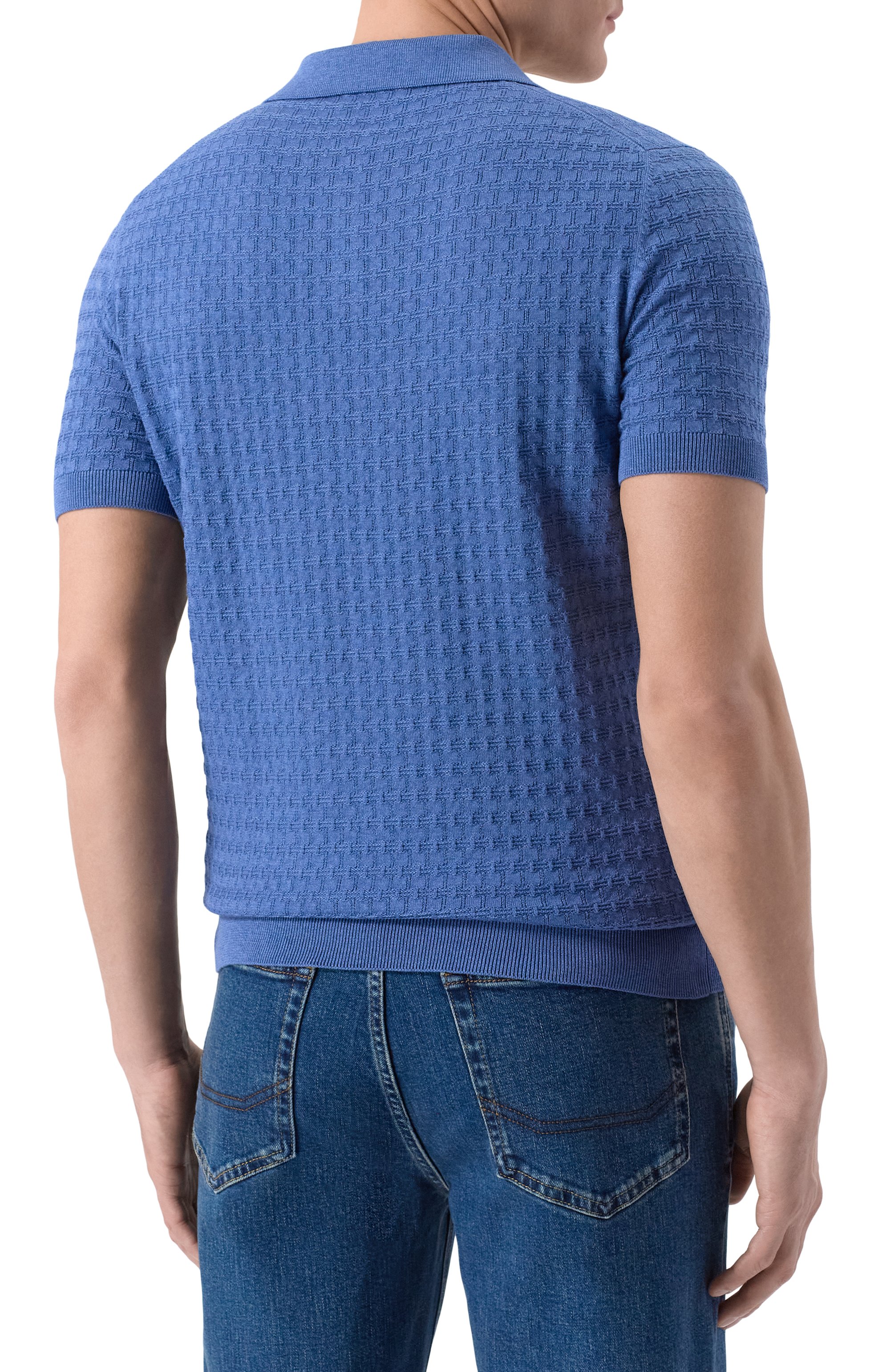 Поло из шелка и хлопка MVST, арт. MS61-650MU, фото 4