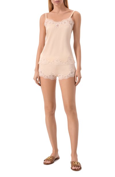 Топ из шелка и хлопка DOLCE & GABBANA, арт. 07A00T/0N013, фото 2