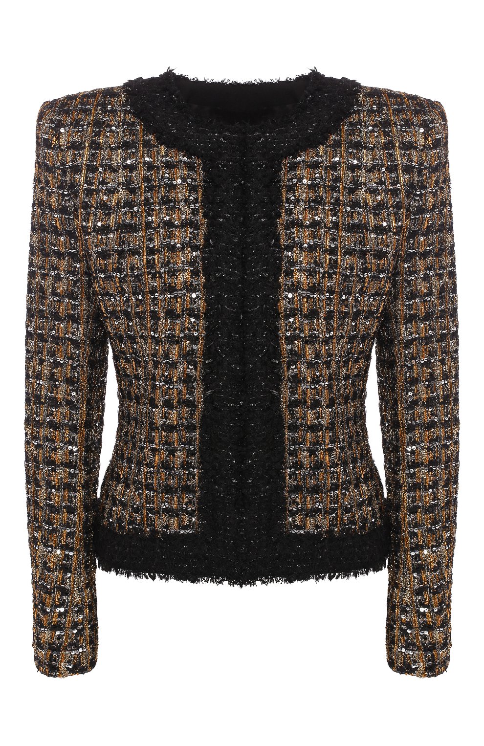 Жакет BALMAIN золотого цвета по цене 418000 руб., арт. SF17248/X240, фото 1 Жакет BALMAIN, арт. SF17248/X240, фото 1