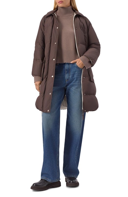 Пуховик Brunello Cucinelli MG5019946 Коричневый  MG5019946 Фото 2