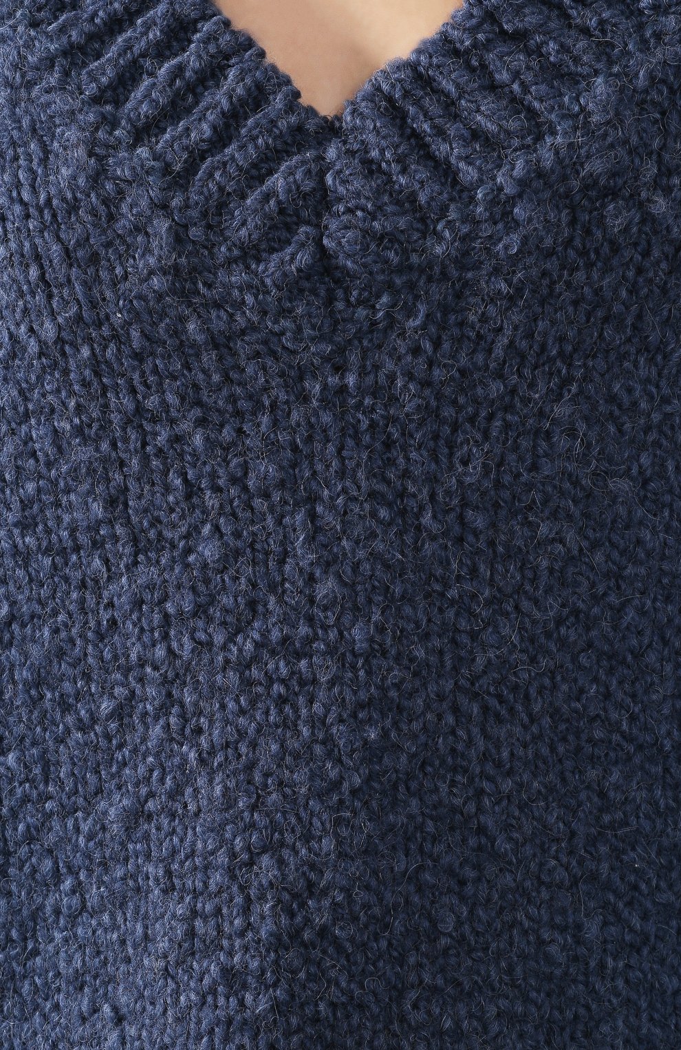 Шерстяной пуловер BOTTEGA VENETA синего цвета по цене 158000 руб., арт. 544917/VEWV0, фото 5 Шерстяной пуловер BOTTEGA VENETA, арт. 544917/VEWV0, фото 5